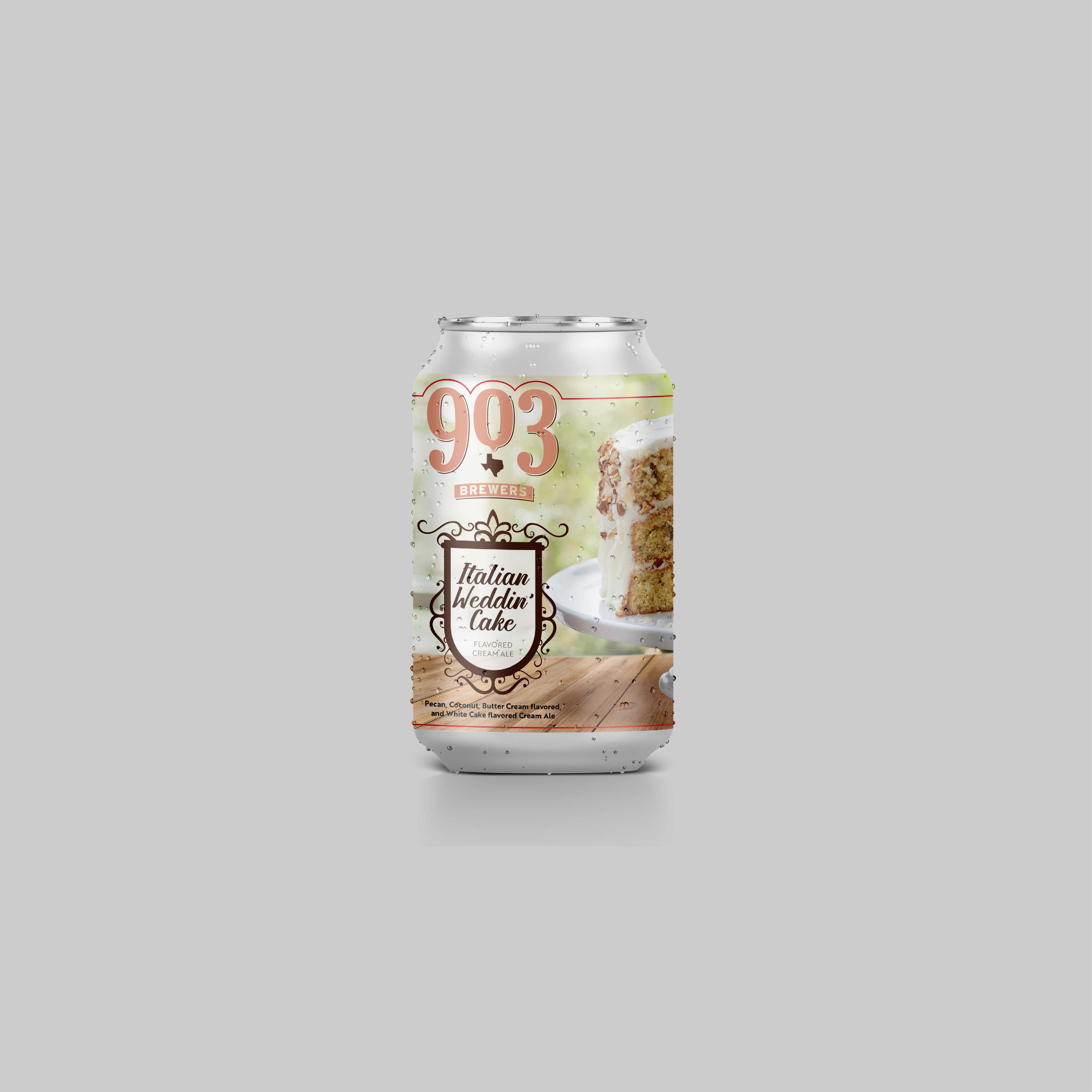 903 Brewers Italian Weddin' Cake Cream Ale Can 355ml 6.5% - Time2Drink